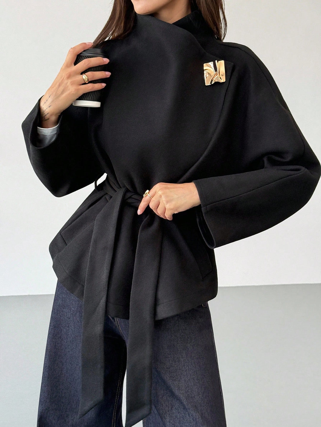 Palton SHEIN, negru