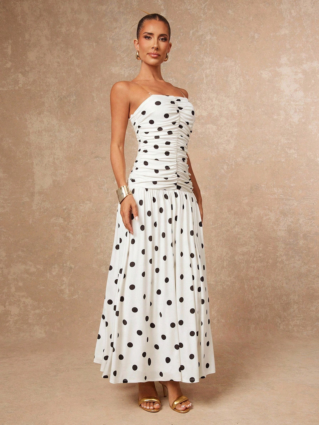 SHEIN Maxi ruha, fehér