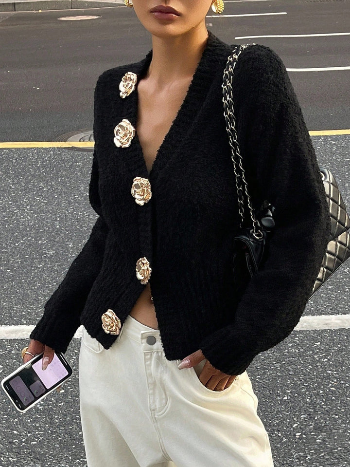 Cardigan SHEIN, negru