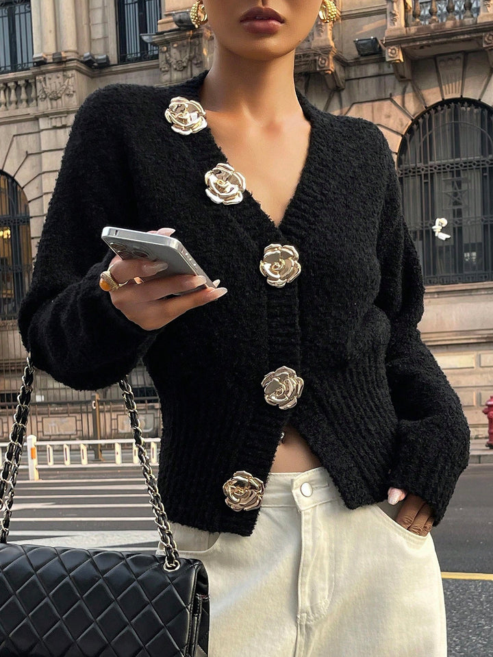 Cardigan SHEIN, negru