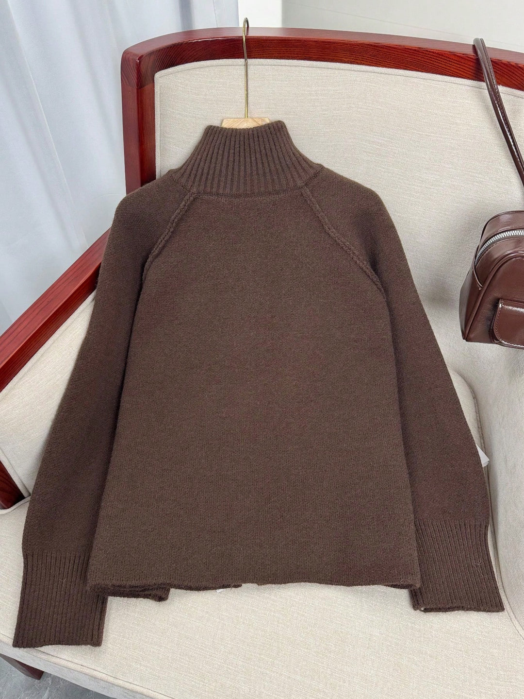 Cardigan SHEIN, maro