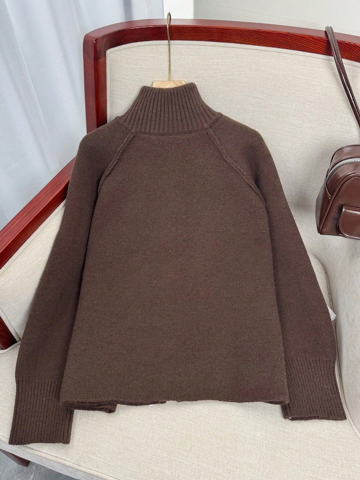 Cardigan SHEIN, maro
