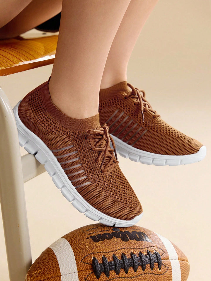Pantofi sport SHEIN, maro