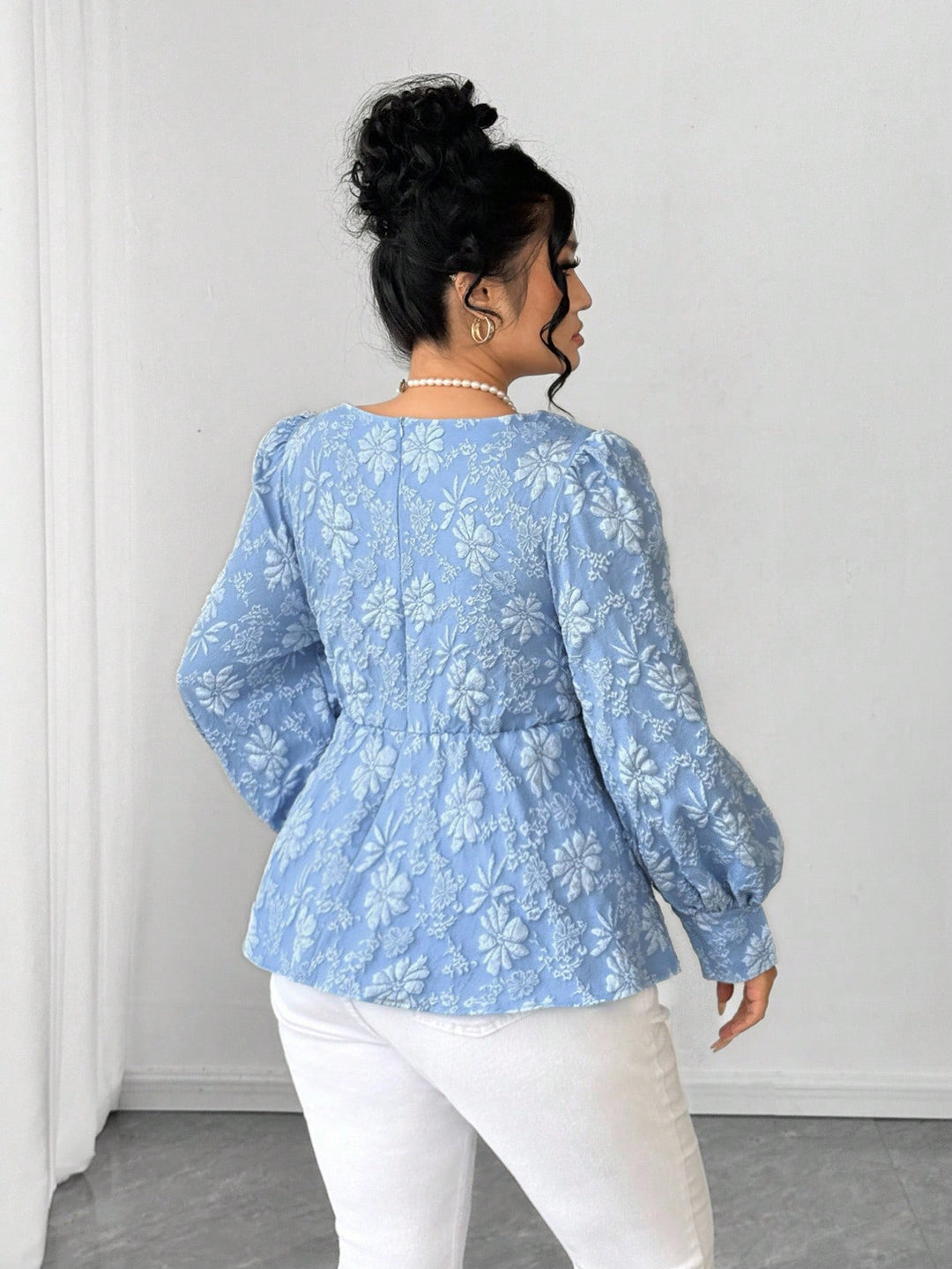 Cămașă SHEIN, albastru