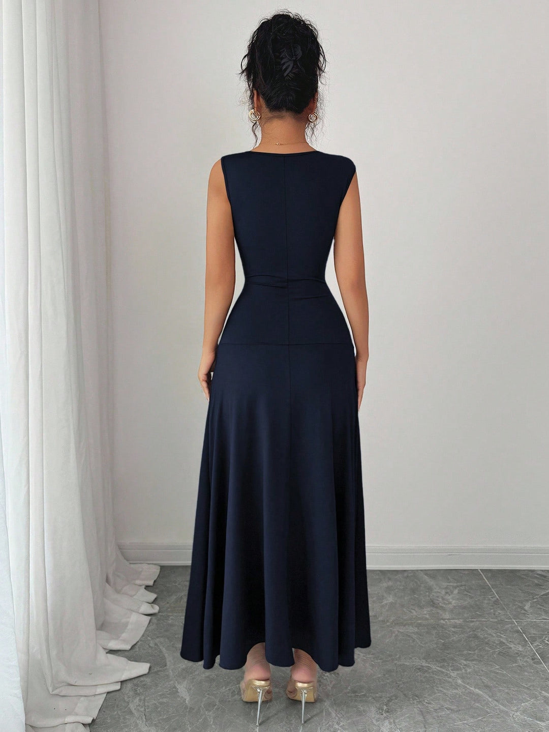 Rochie maxi SHEIN, albastru