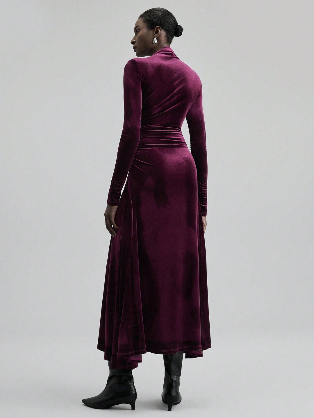 Rochie maxi SHEIN, vișiniu