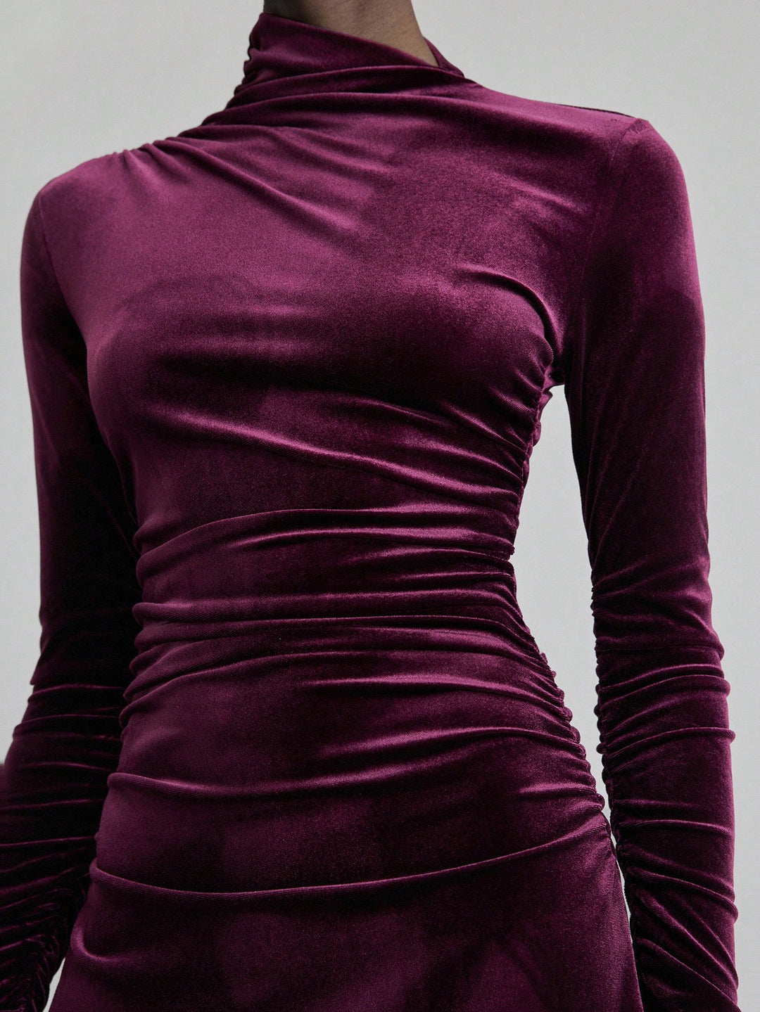 Rochie maxi SHEIN, vișiniu