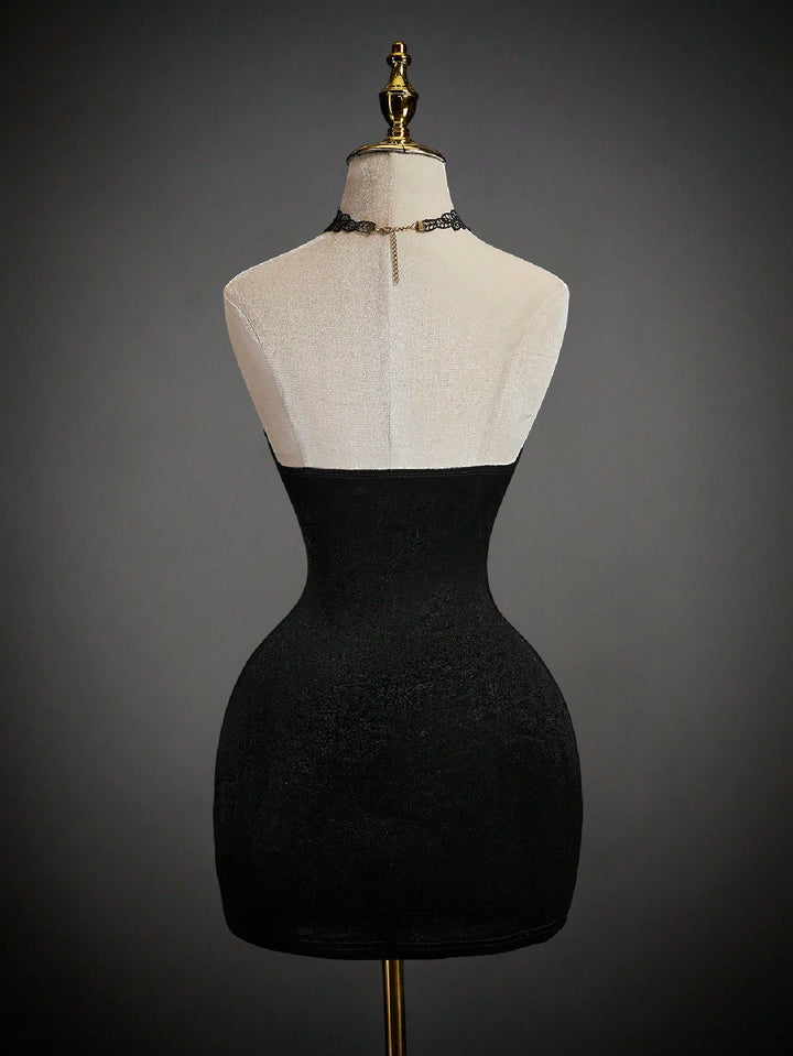 Rochie mini SHEIN, negru