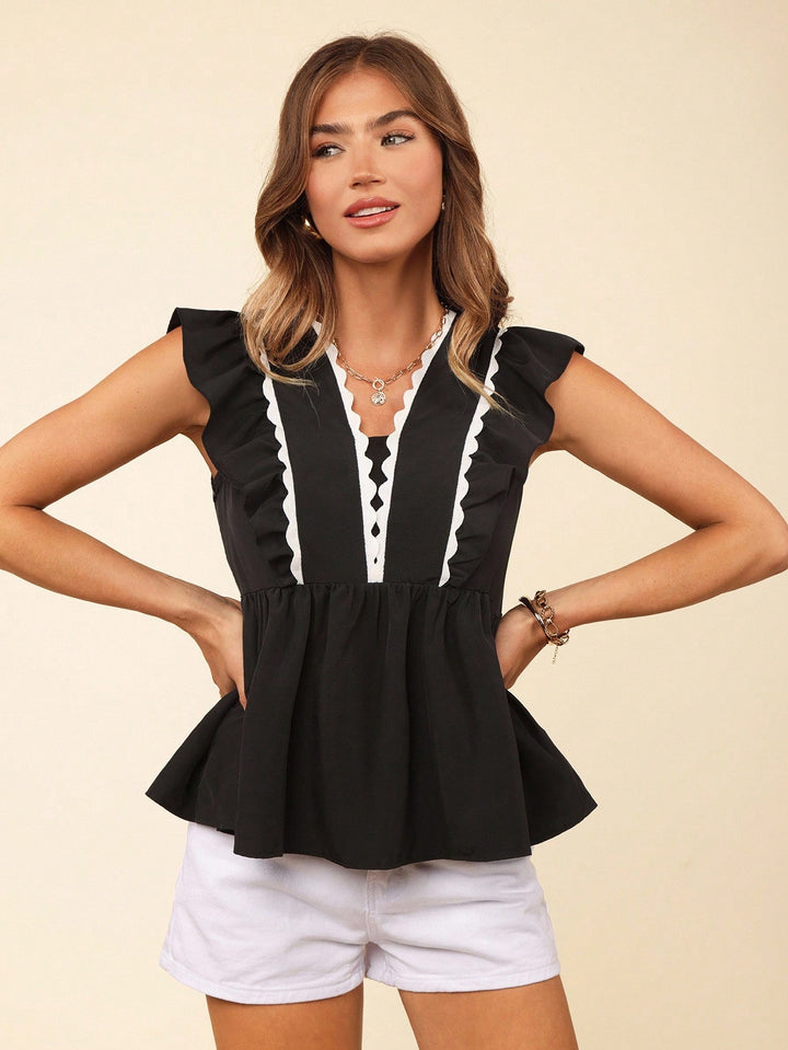 Bluza casual SHEIN, negru