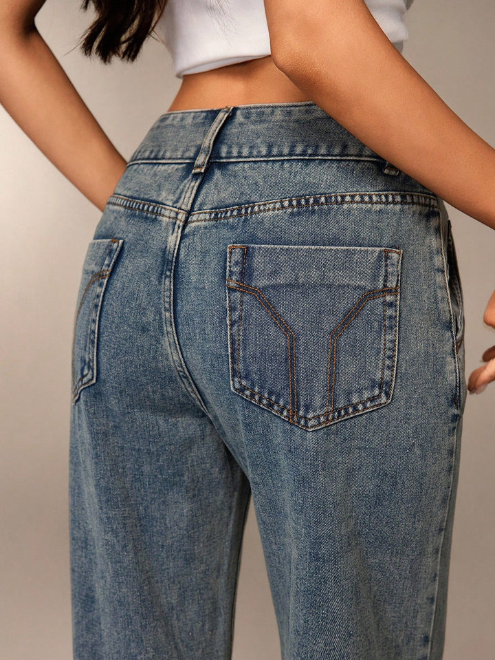 Jeans SHEIN, albastru