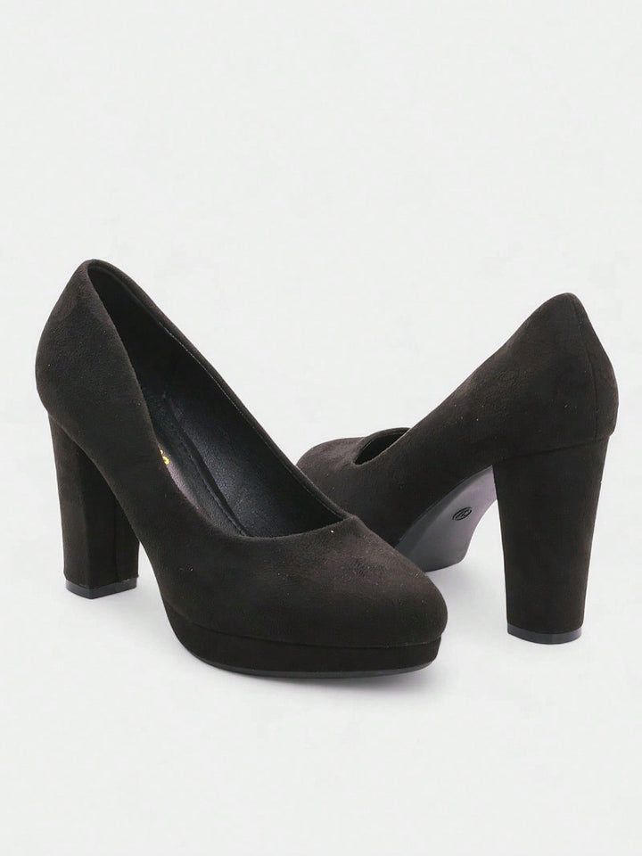 Pantofi cu toc SHEIN, negru