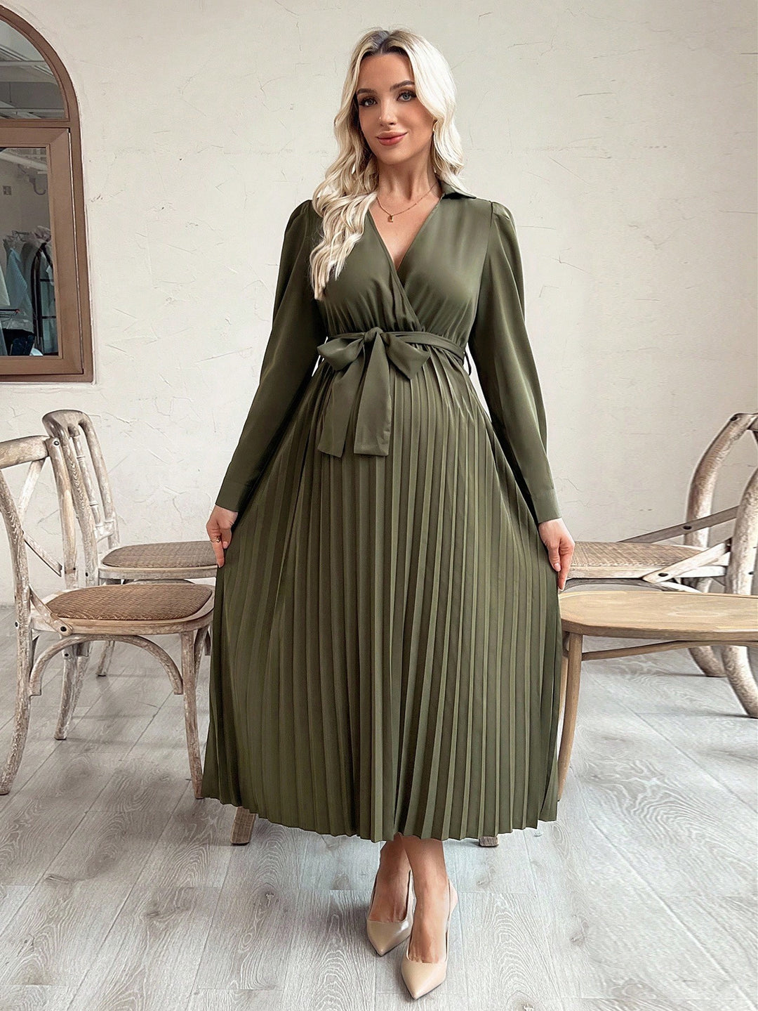 Maxiruha SHEIN, khaki