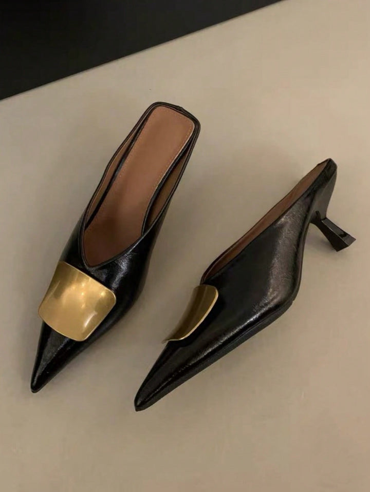 Pantofi cu toc SHEIN, negru