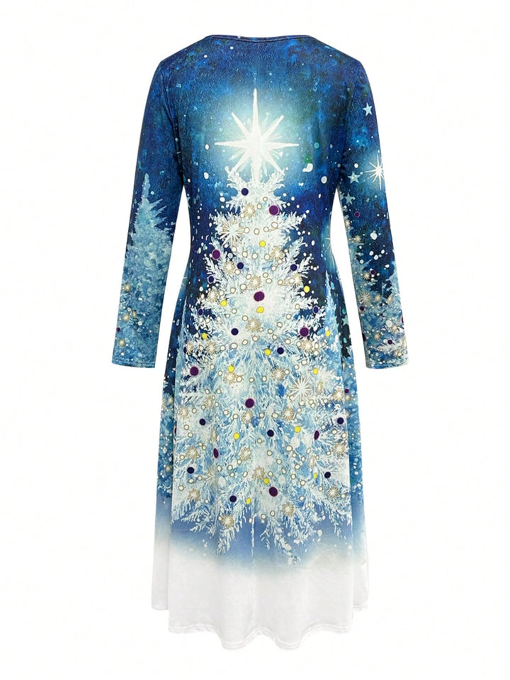 Rochie midi SHEIN, albastru