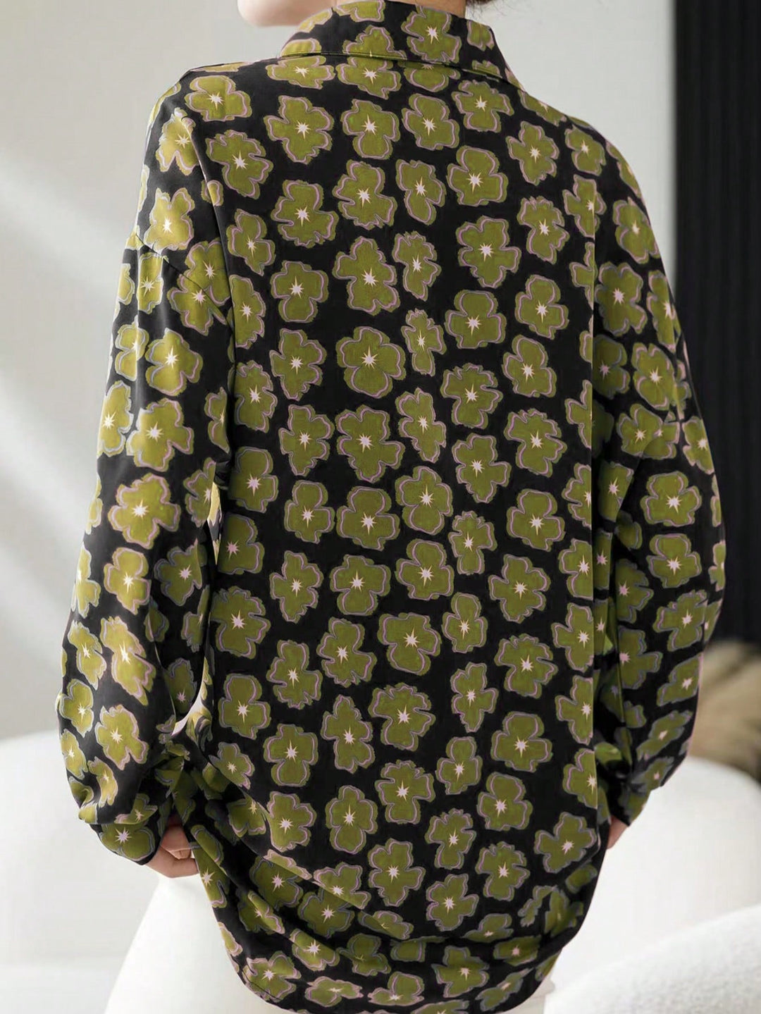 Cămașă casual SHEIN, negru