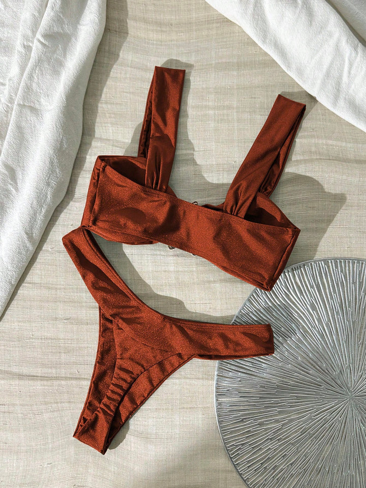 Set bikini SHEIN, maro