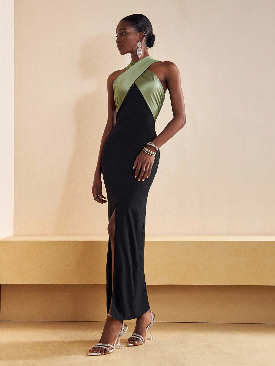 Rochie maxi SHEIN, negru