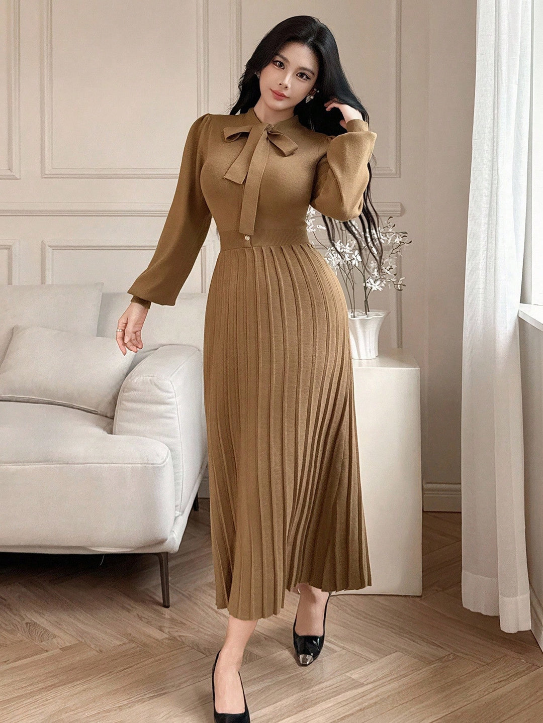 Rochie SHEIN, maro