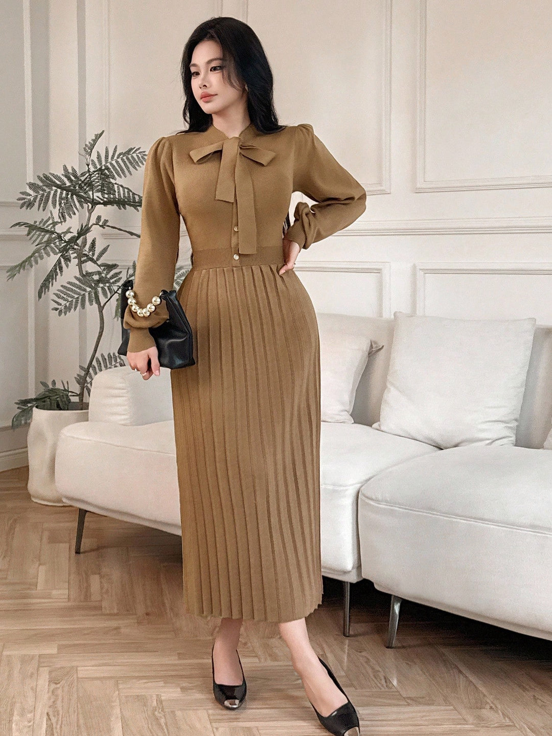 Rochie SHEIN, maro