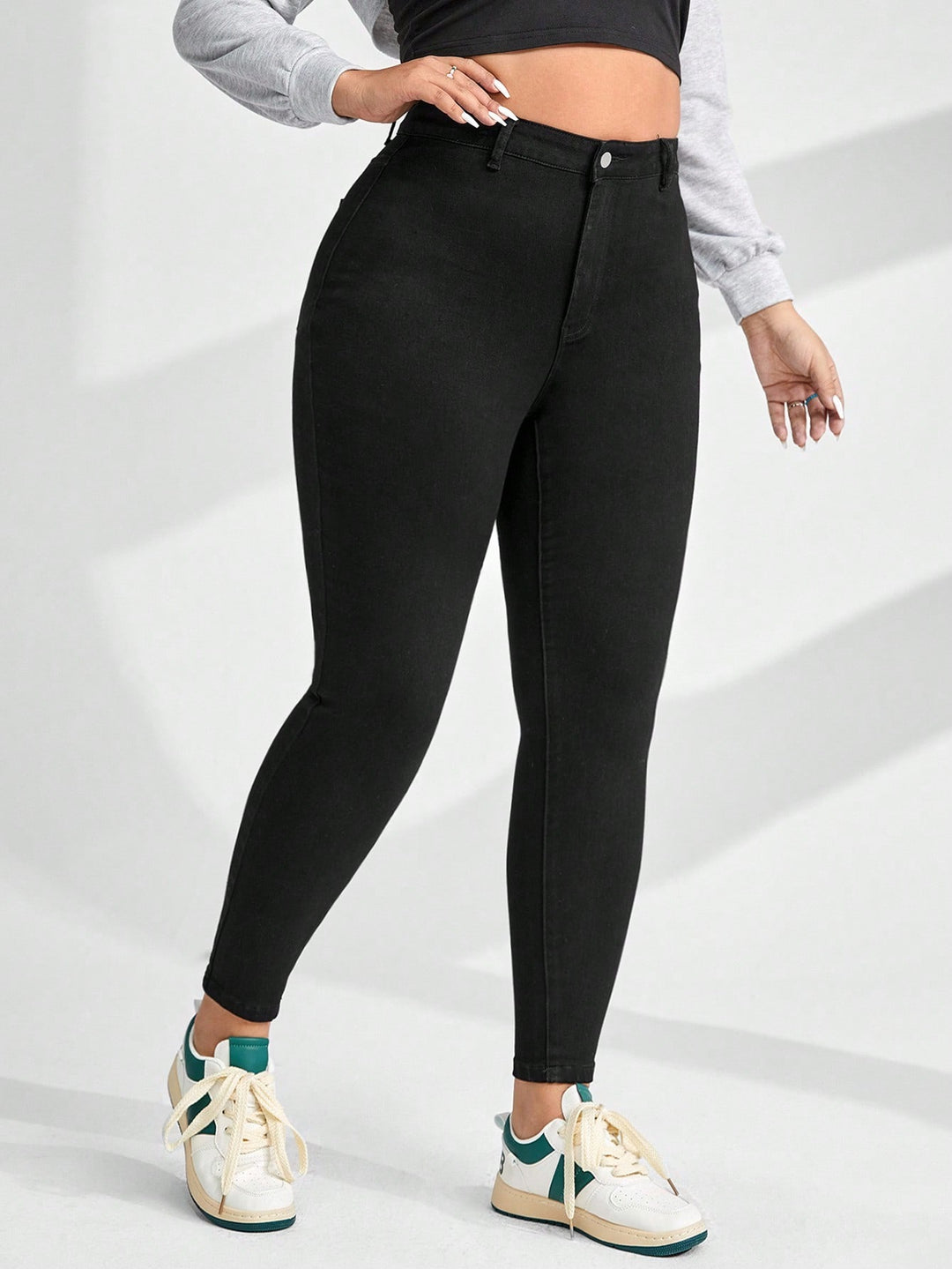 Jeans SHEIN, negru