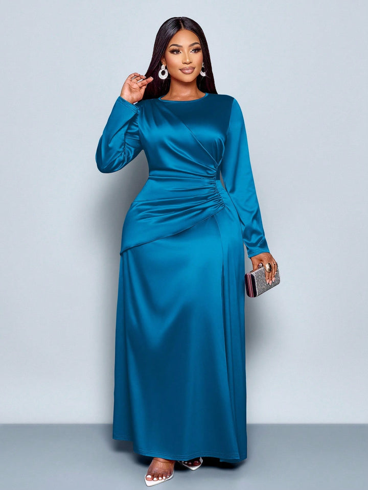 Rochie maxi SHEIN, albastru