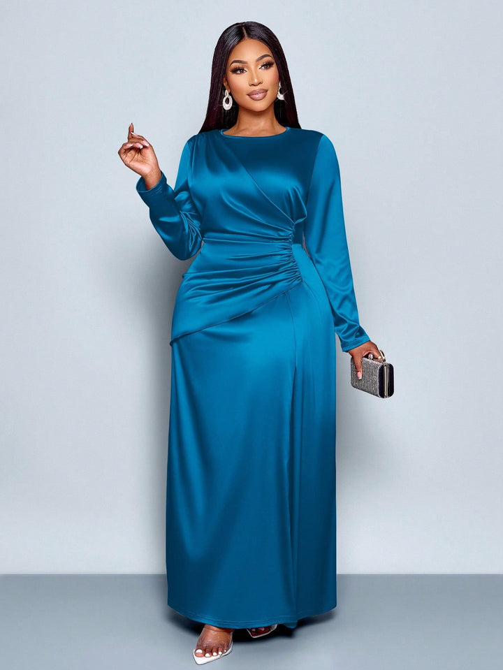 Rochie maxi SHEIN, albastru