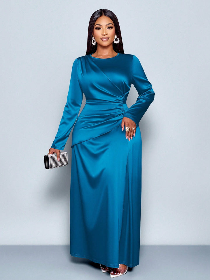 Rochie maxi SHEIN, albastru