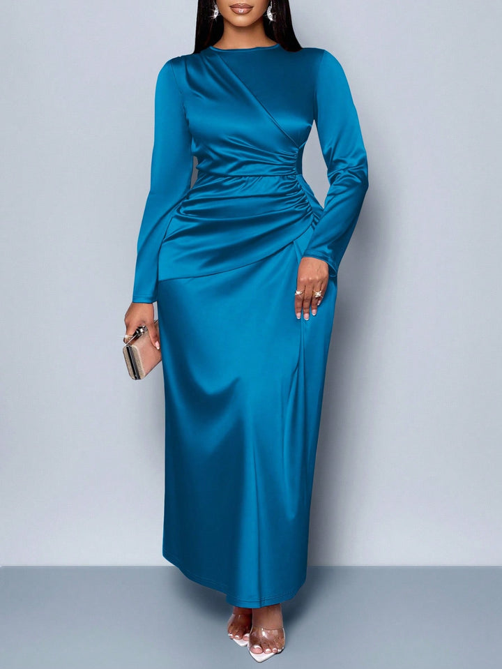 Rochie maxi SHEIN, albastru