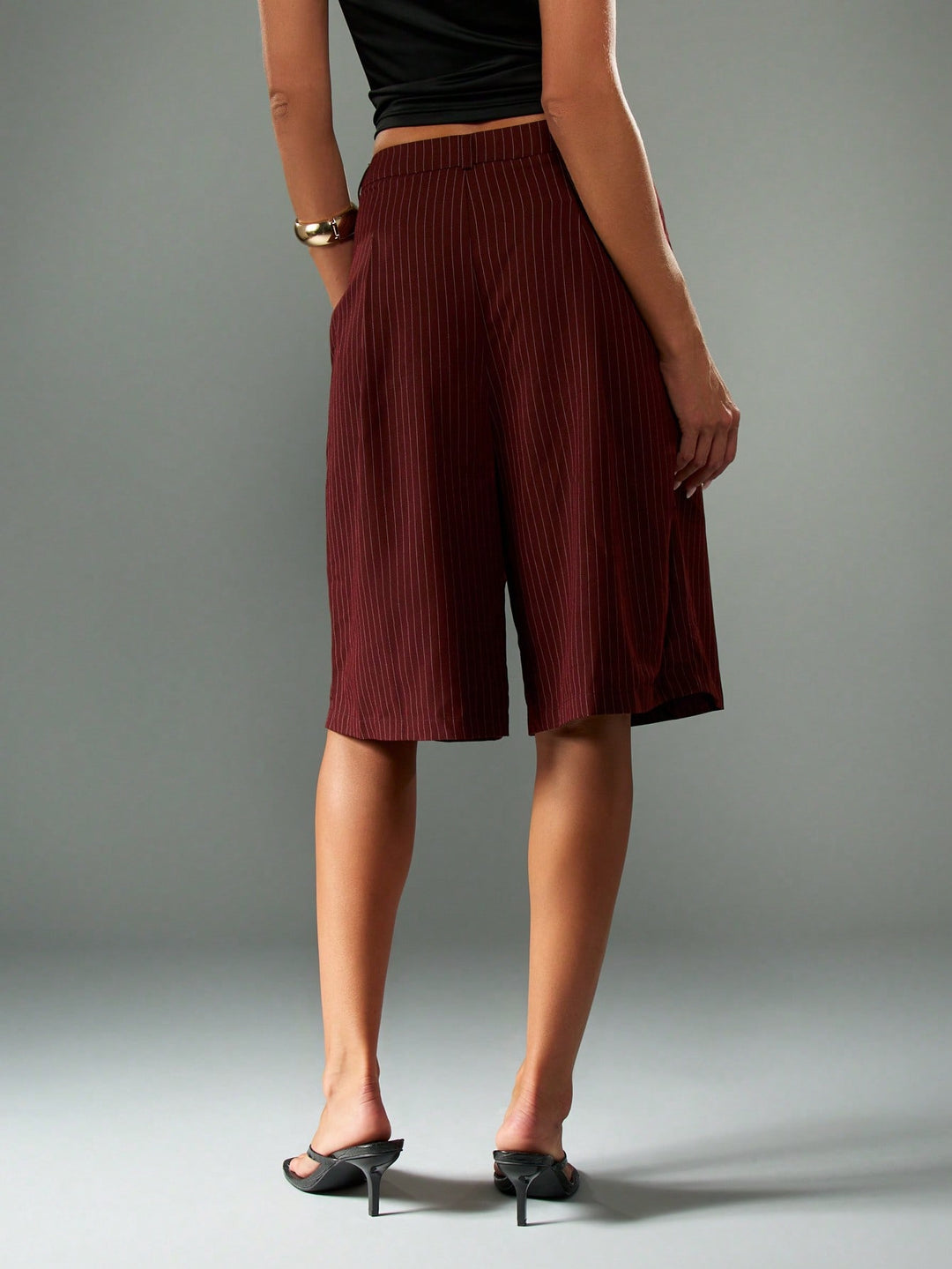 SHEIN Burgundy Shorts