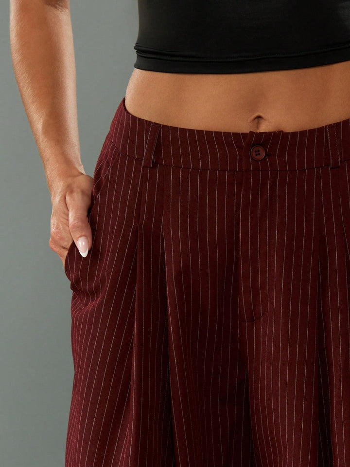 SHEIN Burgundy Shorts