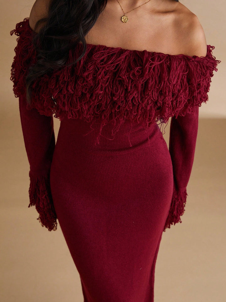 Rochie SHEIN, vișiniu