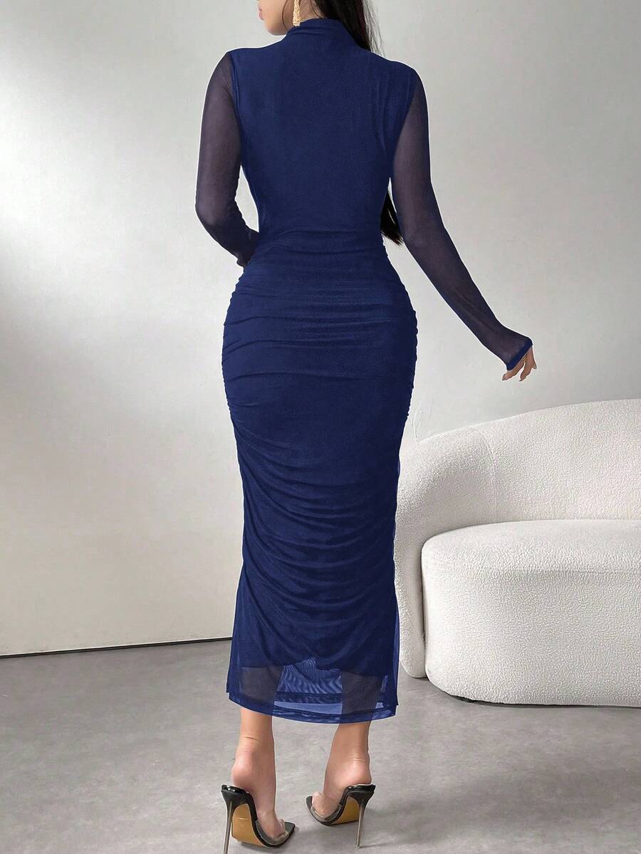 Rochie midi SHEIN, albastru