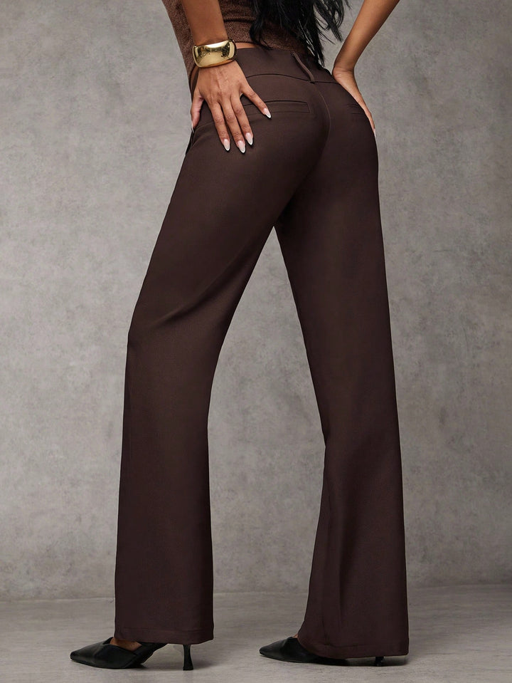 Pantaloni SHEIN, maro
