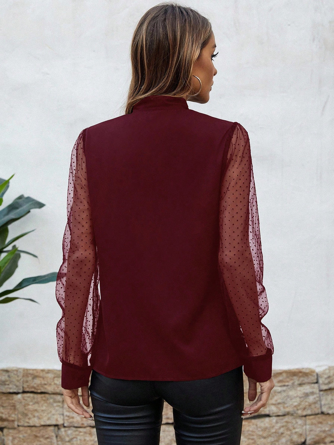 Bluza SHEIN, vișiniu