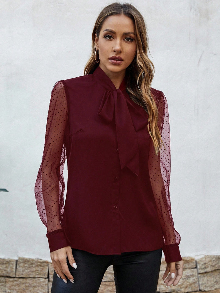 Bluza SHEIN, vișiniu