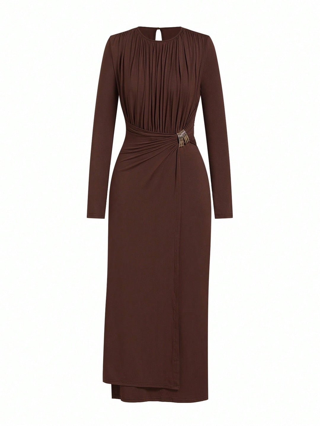 Rochie maxi SHEIN, maro