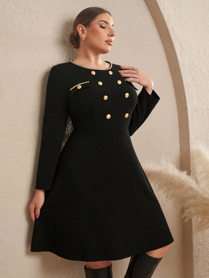 SHEIN mini ruha, fekete