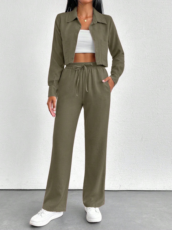 SHEIN romper, khaki