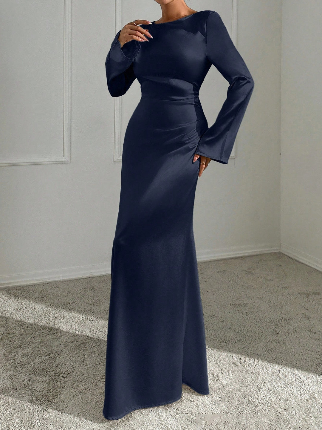 Rochie maxi SHEIN, albastru