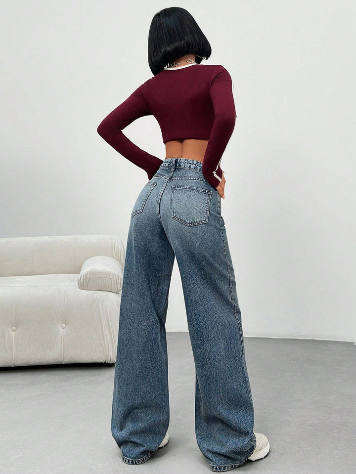 Jeans SHEIN, albastru