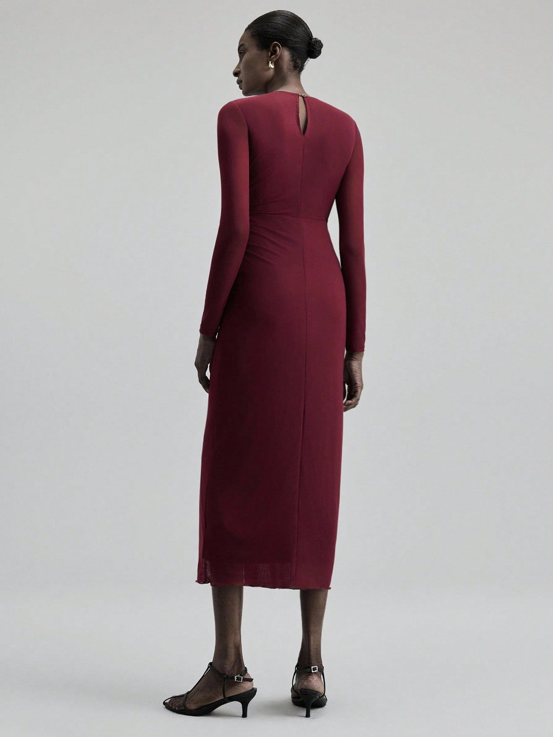 Rochie maxi SHEIN, vișiniu
