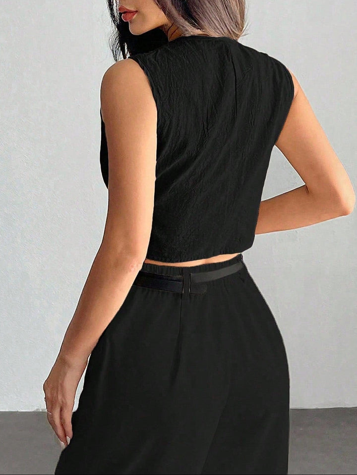 Vestă SHEIN, negru