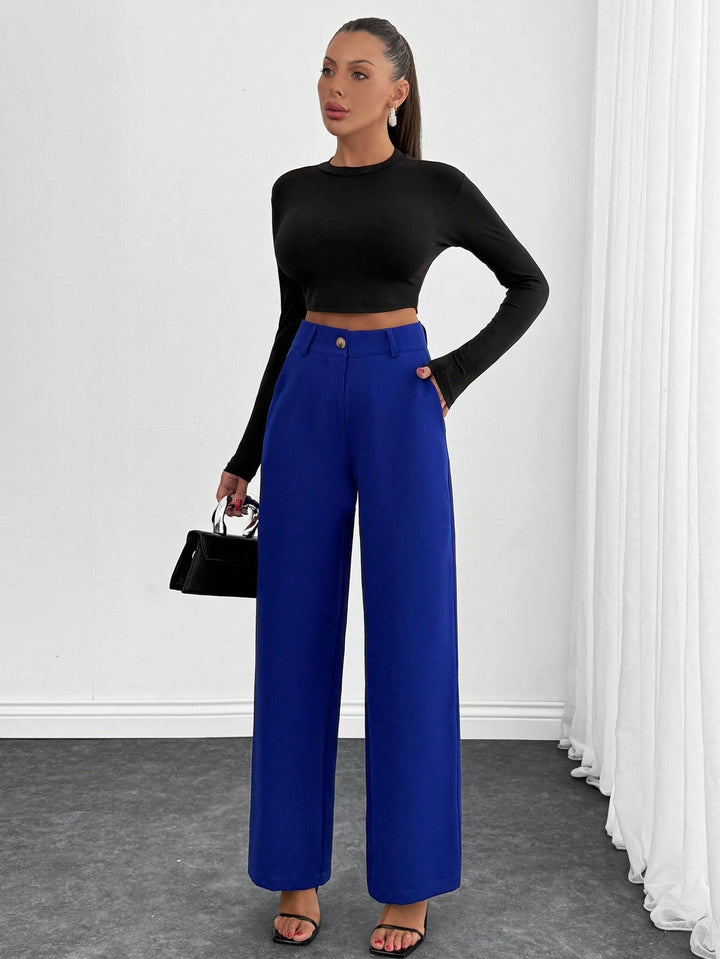 Pantaloni SHEIN, albastru
