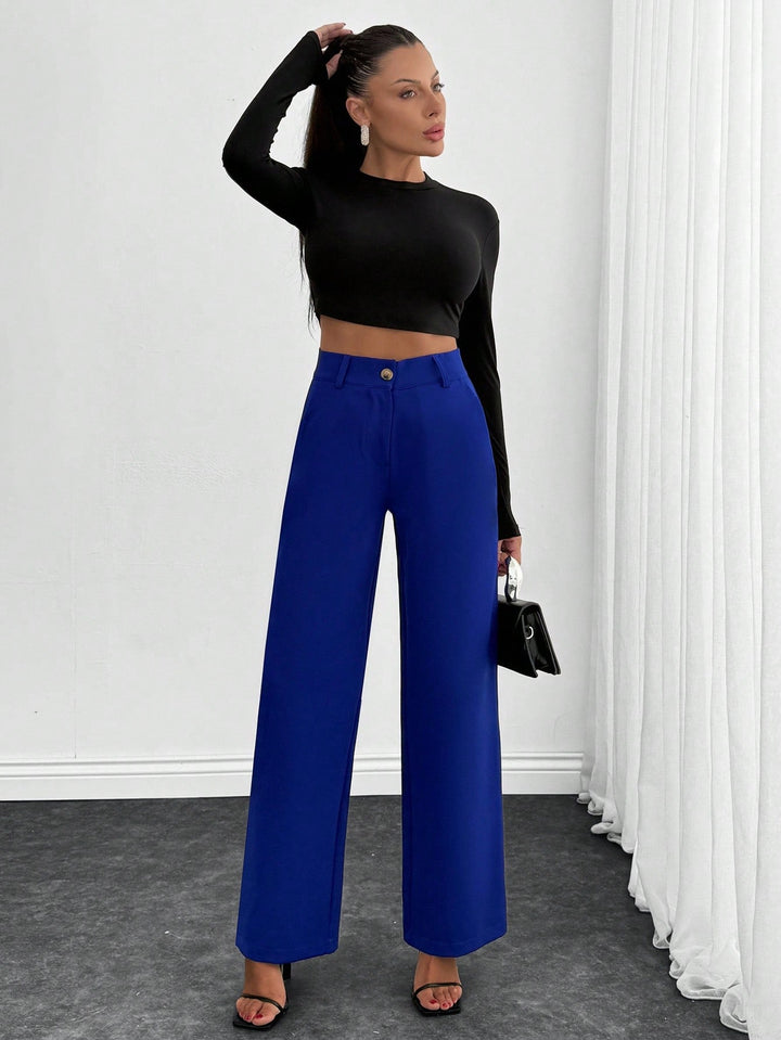 Pantaloni SHEIN, albastru