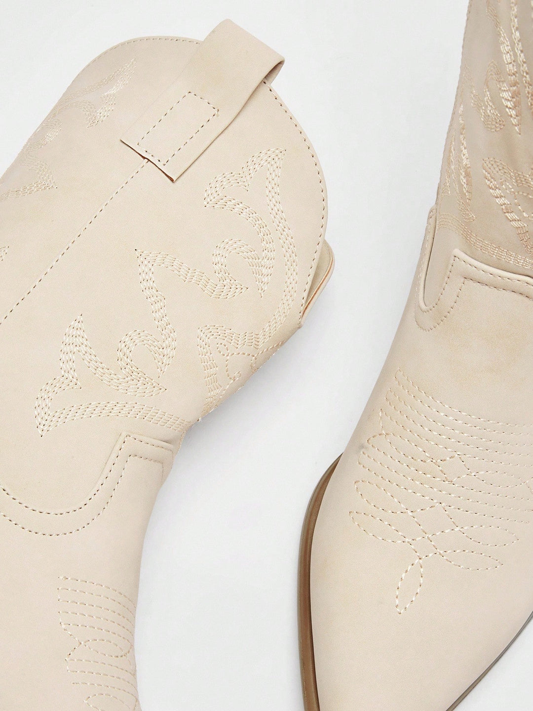 Botine SHEIN, crem