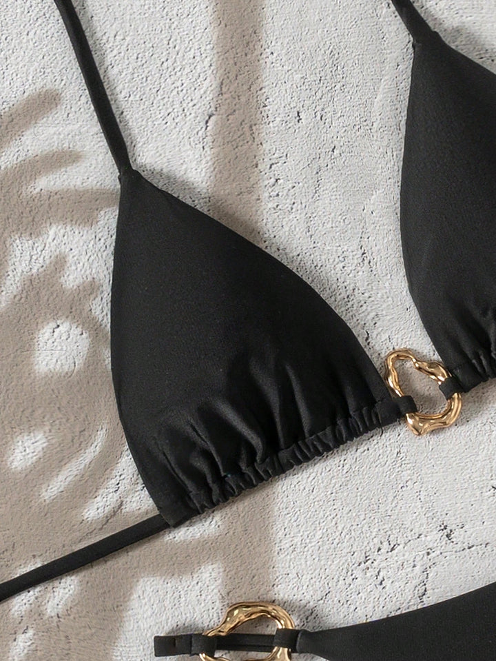 Set bikini SHEIN, negru