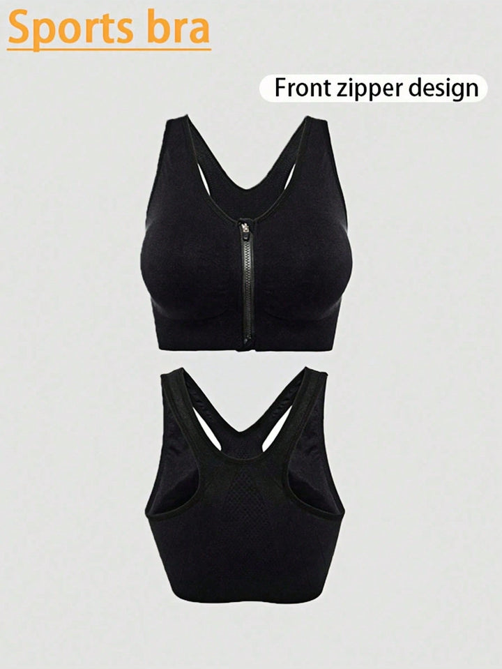 Bustieră sport SHEIN, negru