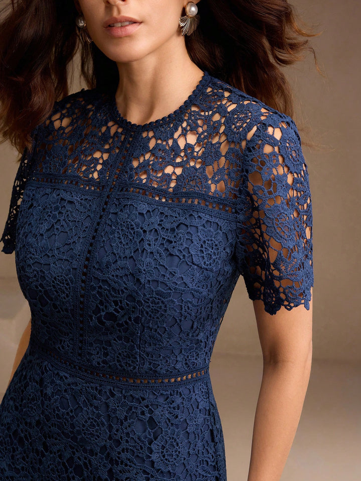 Rochie midi SHEIN, albastru