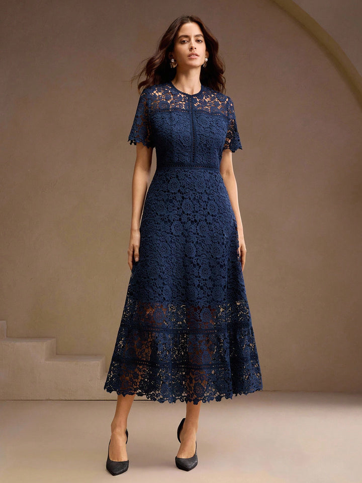 Rochie midi SHEIN, albastru