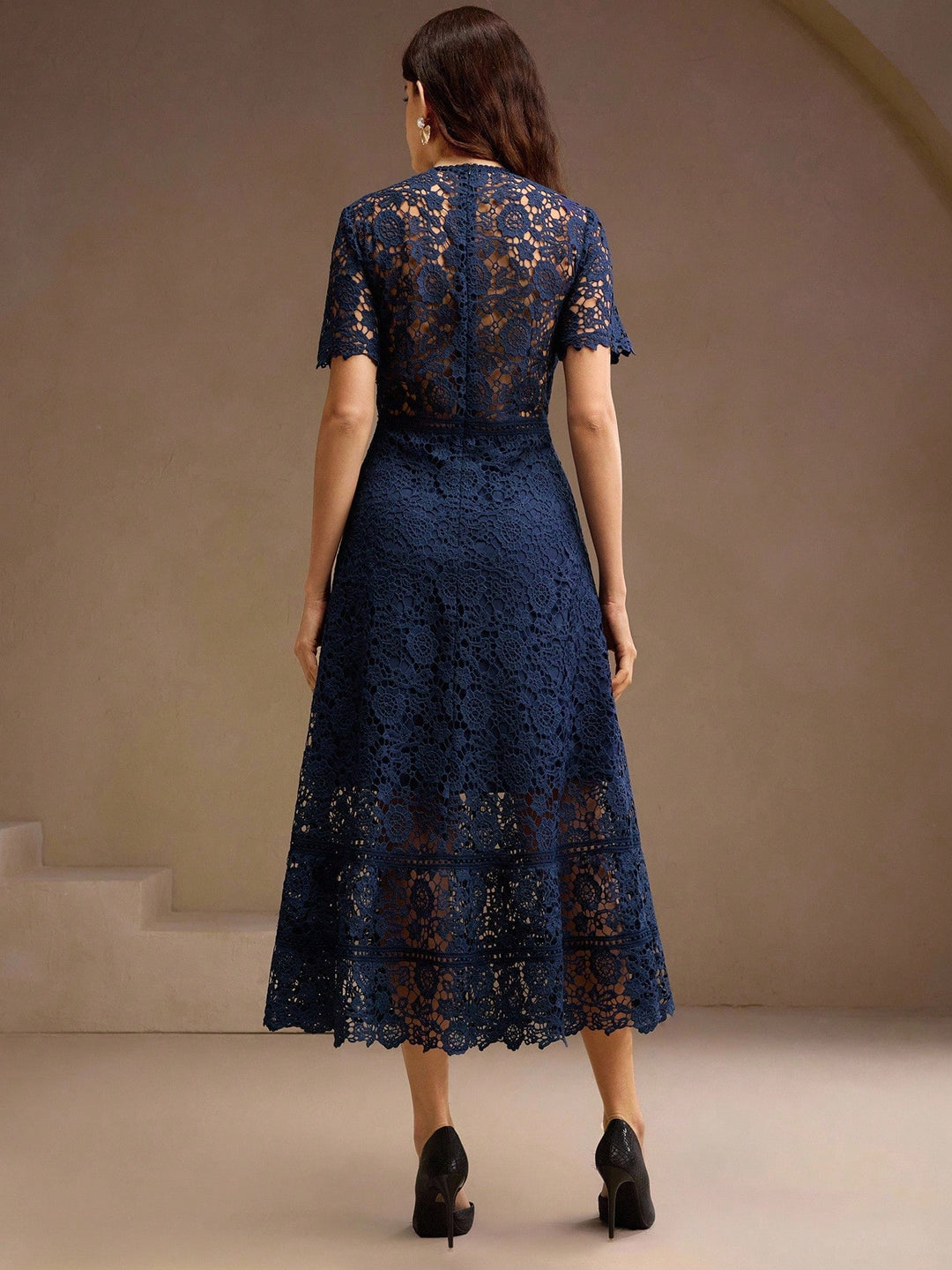 Rochie midi SHEIN, albastru